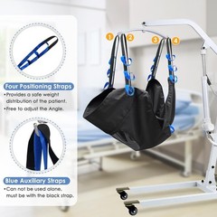 Hoyer Sling Patient Lift for Home Use Toileting Transfer Belt with Opening Medic