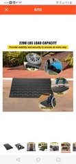 Rubber Threshold Ramp, 3″ Rise, 2200 Lb Load Capacity