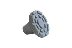 KMINA Crutch Tips 3/4 Inch (x2 Units), All Terrain Non-Slip Cane Tips, Heavy …