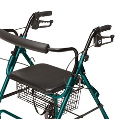 Graham Field Lumex Walkabout Lite Rollator with Seat and 6″ Wheels (Open Box)