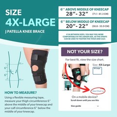 J Patella Knee Brace – Lateral Patellar Stabilizer with Medial and J-Lat Supp…