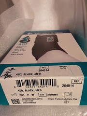 Med Spec 264014 Medium Size ASO Ankle Stabilizer – Black