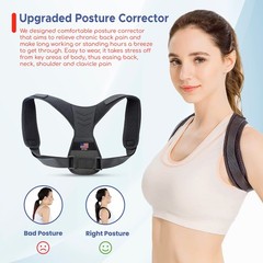 Posture Corrector for Men and Women | Upper Back Brace Clavicle One Size