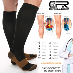 Copper Compression Socks 15-20mmHg Best For Men Women Running Athletic Medical