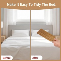Acacia Wood Mattress Lifter Tool for Changing Sheets, Sheet Tucker, Seniors