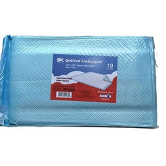 SPC QUILTED UNDERPAD 50pc Size 30″X36″ FREE SHIPPING