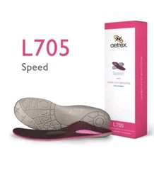 Aetrex L705 Womens Speed Lynco Orthotics w Metatarsal Support Med/High Arch SZ 8