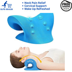 Neck Cloud Cervical Neck Stretcher Pillow Traction Device Pain Relief Massage