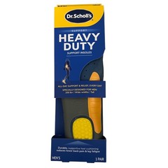 Dr Scholls Heavy Duty Support Insoles Mens Size 8-14 Blue Orange Arch Guard NEW