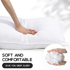 Pcs Queen Size Pillows for Sleeping Standard Size Inserts 30 x 20 Inches 20
