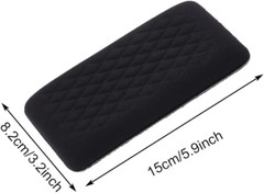 Car Armrest Cushion, 2 Pcs Car Knee Leg Elbow Cushion, Removable Soft Leather Pa