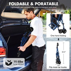 All Terrain Walkers Rollator Walker Upright Walker with Seat Foldable for Senior
