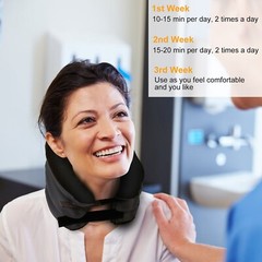 Air Inflatable Cervical Traction Neck Pillow–Headache Shoulder Pain Relief Brace