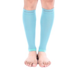 Doc Miller Calf Compression Sleeve 1Pair 20-30mmHg Recovery Varicose Vein TEAL