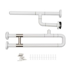 Toilet Grab Bars Tub Rail Safety Handrails Handicap for Bathroom Hand Grips NEW