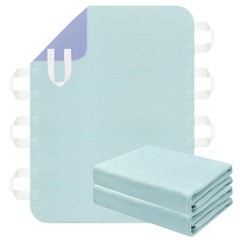 Bed Pads for Incontinence Washable 36×52 Inch – 2 Pack, Light Green