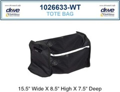 Complete Medical Bag for Nitro Aluminum Rollator, White, 1 Pound – FREE SHIPPING