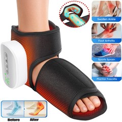 Foot Vibration Revive Massager 4 Intensity Heated & 3 Massage Modes Pain Relief