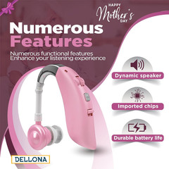 Hearing Aids for Seniors Rechargeable with Noise Reduction 4 Modes for Severe