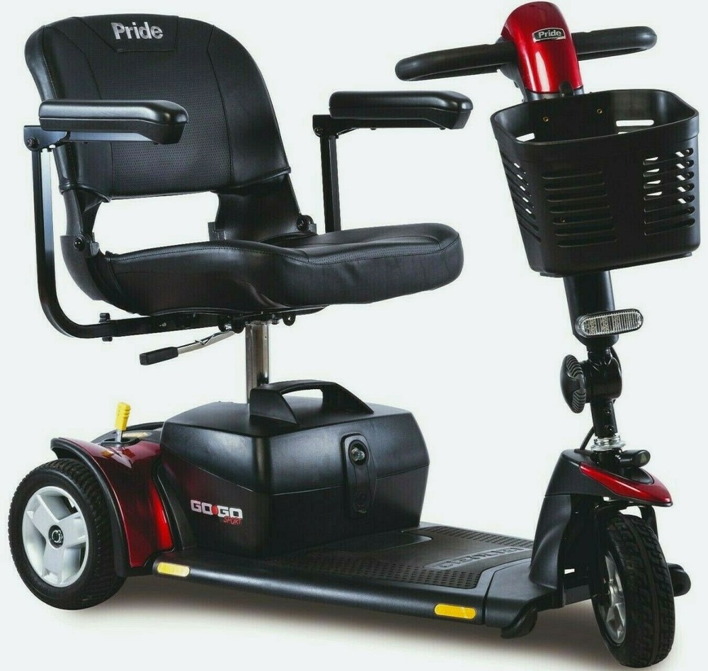 Pride Go-Go Sport 3-Wheel Power Electric Mobility Scooter NEW Model S73