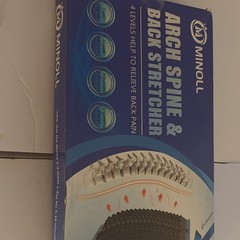 Minoll Arch Spine & Back Stretcher-Relieve Back Pain-Easy to Use-NIB