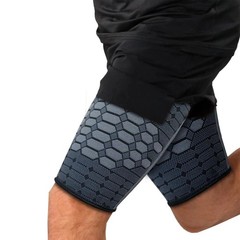 1 Pair Thigh Compression Sleeve – Non-Slip Hamstring Groin Wrap for Workout