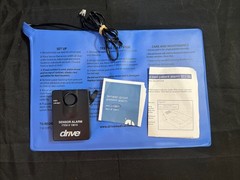 Drive 13605 Pressure Sensitive Bed Chair Patient Alarm, 10″ x 15” Pad -Tested