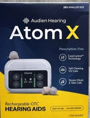 Audien Hearing ATOM X -Rechargeable OTC Hearing Aids
