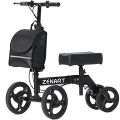 Zenart Steerable Knee Walker Deluxe Medical Scooter for Foot Injuries Compact.