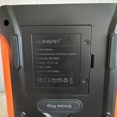 QUINEAR Professional Leg Recovery System, Cordless Air Compression Size L, QN90L