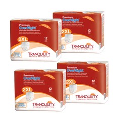 Tranquility Premium OverNight Pull On Underwear, 2X-Large 62“ – 80“, Case/48