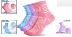 Breathable Ankle Compression Socks | Relief for Plantar Fasciitis & Performance
