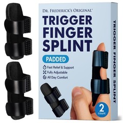 Dr. Frederick’s Trigger Finger Splint – 2 ct – HSA/FSA – Index, Middle & Ring…