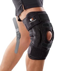 Adjustable Hinged Knee Brace – Dual Side Hinges for ACL, PCL, MCL Injury Supp…