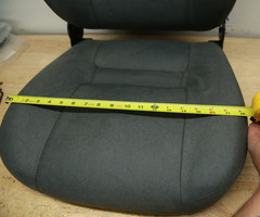 Folding 18″ Seat w/ Telescoping Headrest for RASCAL Power Chairs — GRAY Cushion