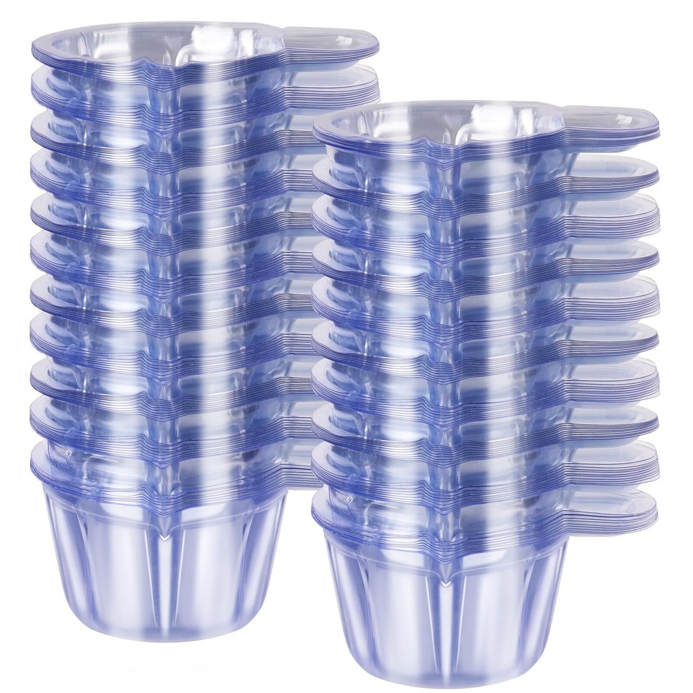 200x Vasos desechables de plástico para muestras de orina de 40 ml