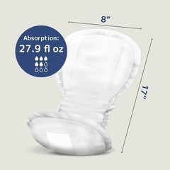Anatomically Shaped Maternity Pads – 15 Count with Breathable Design for Comfort