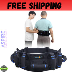 Gait Belts Transfer Belt for Seniors with 7 Handles, Gate Belt for Elderly Lift