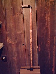 ELK ANTLER handle walking stick cane natural grown MAPLE shaft made in the USA