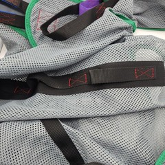 Patient Aid Large Mesh Patient Lift Sling Full Body Commode 350lb Transfer