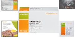 Skin-Prep Protective Barrier Wipes – Sterile & Safe for Sensitive Skin 50 Count