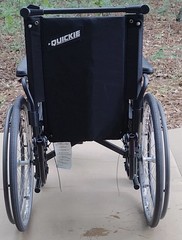 Quickie LXI Transit Folding Wheelchair In Mint Condition 18×17 Inches