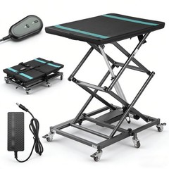 Portable Electric Lift Table Platform for Wheelchair 24-90cm Height Lifting USA