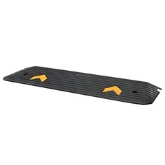 Heavy Duty 1″ Rise Rubber Ramp 33069LB for Wheelchairs & Scooters