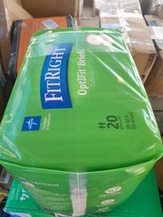 FitRight OptiFit Extra Adult Diapers Small Disposable Incontinence Briefs Qty 20