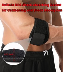 2 Pack Elbow Brace for Golfer & Tennis Adjustable Strap for Pain Relief Support