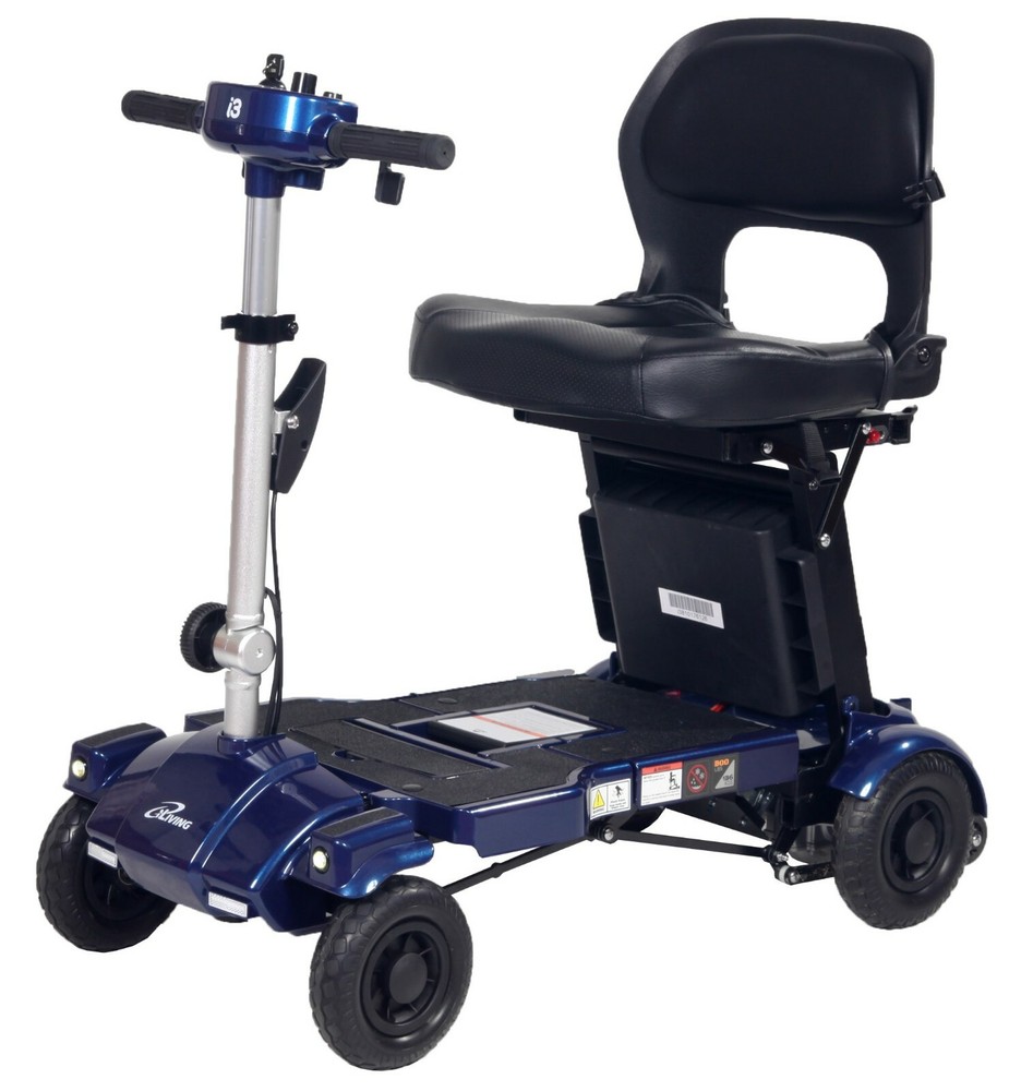iLIVING i3 Foldable Electric Mobility Scooter, with 17″ Upgraded Seat