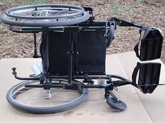 Quickie LXI Transit Folding Wheelchair In Mint Condition 18×17 Inches