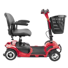 4 Wheels Folding Mobility Scooter Power Wheel Chair Electric Device Adult Travel