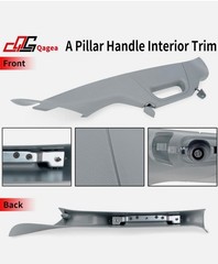 Qagea A-Pillar Grab Handle Interior Trim Passenger Right Side, Gray